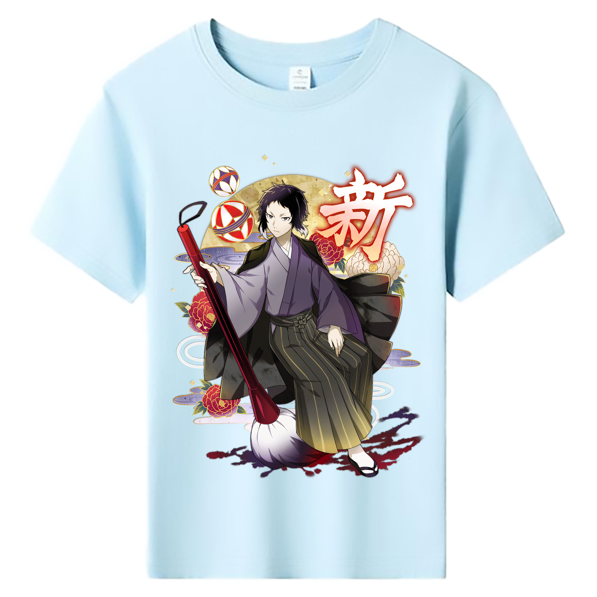 （画像用） 文豪ストレイドッグス Bungo Stray Dogs 綿100％キッズTシャツ（フロントプリント）